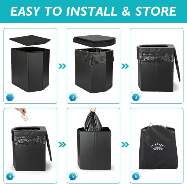 Sckee XL Portable Toilet for Adults - Image 8