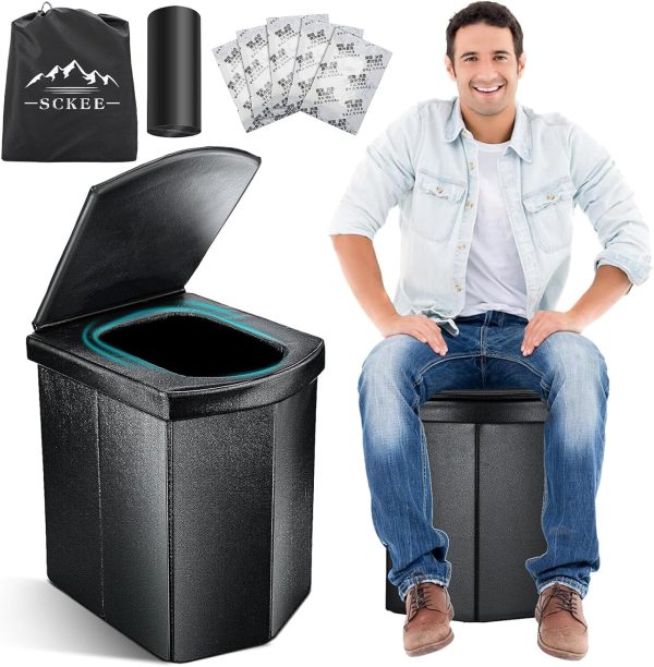 Sckee XL Portable Toilet for Adults