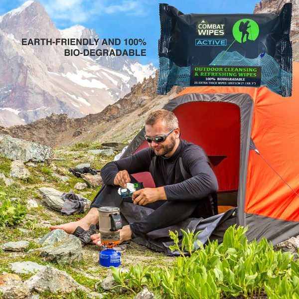Combat Wipes ACTIVE Outdoor Wet Wipes - Image 5